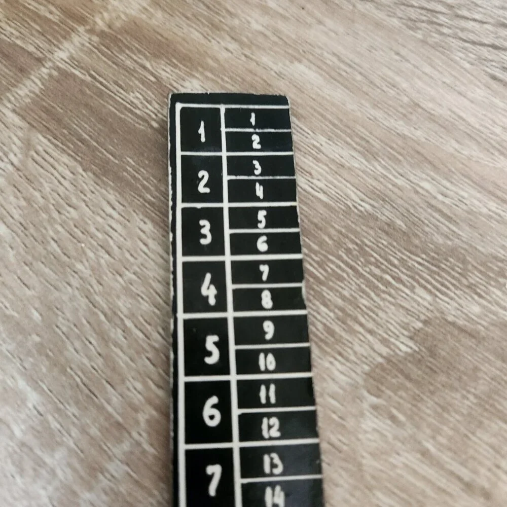 Vintage USSR Soviet Union Dark Brown Bakelite Plastic 32cm Retro Ruler
